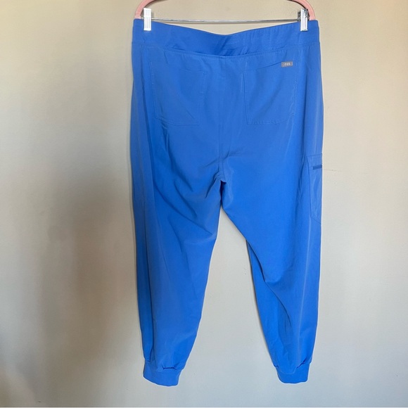 FIGS Zamora Jogger High Waisted Scrub Pants L Ceil Blue - Picture 5 of 6